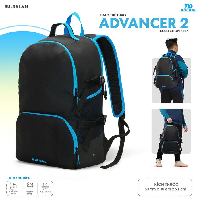 Balo_Bulbal_Advancer_3_Đen_Xanh