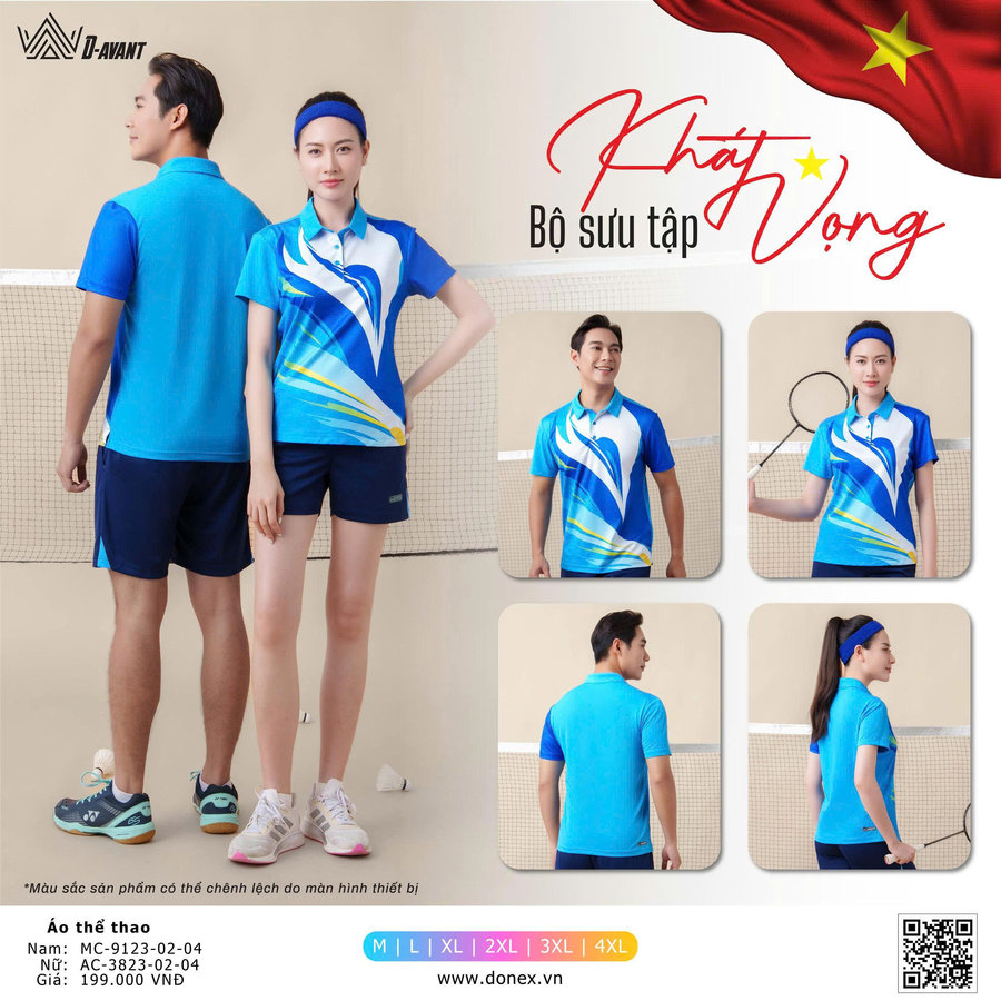 Ao_D-Avant_MC-9123/AC-3823_Xanh_Trang