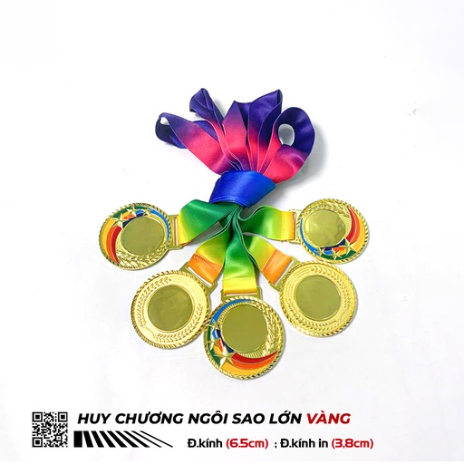 [SPV044336] Huy chương Ngôi sao lớn iWin (Vàng, freesize)