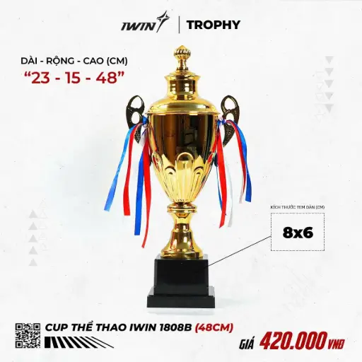 [SP001683] Cúp iWin G1808 (B) - 48cm