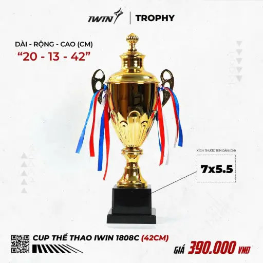 [SP001684] Cúp iWin G1808 (C) - 42cm