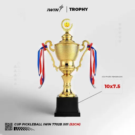 [SP001800] Cúp Pickleball iWin 7702 X01 - B
